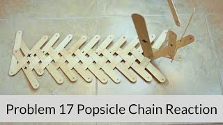 IYPT 2019 Problem 17 Popsicle Chain Reaction Demonstration