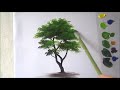 how to paint a tree in acrylics lesson 5