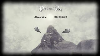 Challenge run 2(Alpen Line Challenge) 02min:01s:890ms || Peaks of Yore