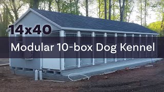 14x40 Modular 10-box Custom Dog Kennel - Greer, SC