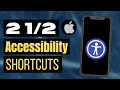 2 1/2 Accessibility Shortcuts for iOS #Accessibility #Disability #Blind #VisuallyImpaired