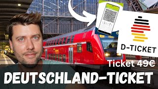 Como comprar o DEUTSCHLAND-TICKET (49€) como turista na Alemanha | Ticket barato para viajar de trem