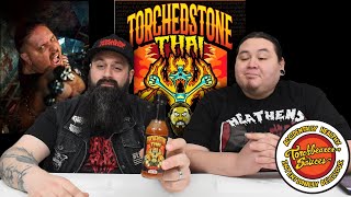 Trying out TORCHED STONE THAI sauce from Torchbearer Sauces and Brimstone! | heavy metal hot sauce