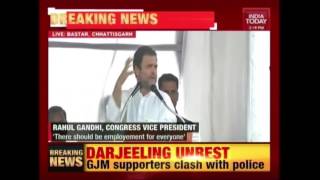 Rahul Gandhi Live In Chhattisgarh