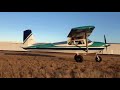 Cessna 182 making a STOL approach