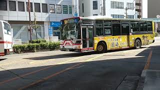 【名鉄バス】一斉にバックして同時発車❗東岡崎駅北口バスターミナル