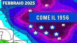 METEO ITALIA - Arriverà un grande gelo siberiano con enormi nevicate sulle pianure Preparatevi tutti