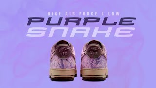 PURPLE SNAKE 2025 Nike Air Force 1 Low REVIEW + DETAILED LOOK