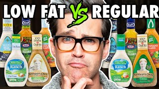 Low Fat vs. Regular Salad Dressing Taste Test