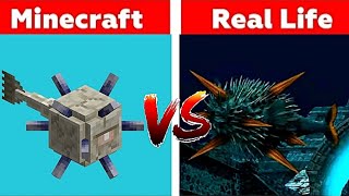 Minecraft VS Real Life (mobs, characters, animals, items) Compliation | Elder Gu