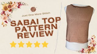 Knitting Podcast - All about my Sabai Top - The Yarn, the Pattern and would I knit it again
