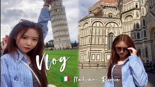 意大利.罗马vlog｜英国留学生开启假期欧洲旅游副本，比萨斜塔，圣母百花大教堂