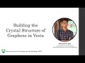 Building the crystal structure of Graphene in Vesta