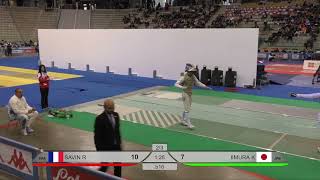 2025 134 T16 05 M F Individual Torino ITA GP GREEN IIMURA JPN vs SAVIN FRA