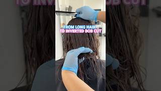 From Long Hair To Inverted Bob Cut Complete Tutorial Linked Below