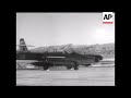 USAF F-89J Scorpion testing air-to-air nuclear rocket MB-1 Genie (1957)