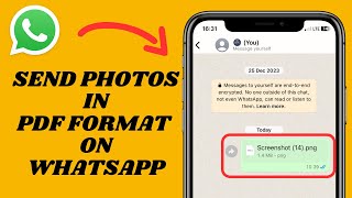 How To Send Photos As PDF Files On WhatsApp [2025]