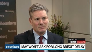 Short Brexit Delay Likely Means May's Deal or No Deal, Starmer Says