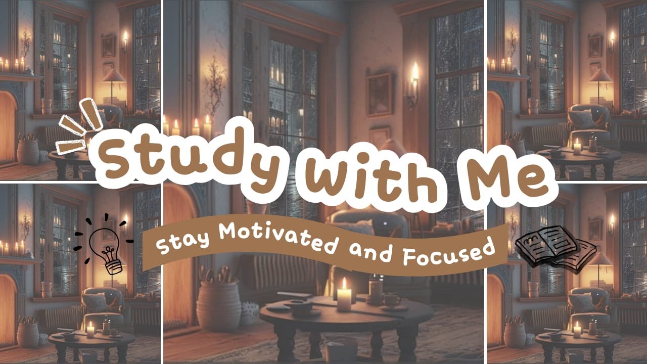 2 Hour Study With Me I Cozy Night рџ їпёџ Rain Sound рџњ пёџ No Music I