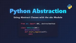 Python Abstraction with Abstract Base Classes (ABCs) - Beginner's Guide