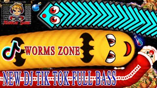 Cacing Besar Alaska DJ Tik Tok Terbaru Markas Game || Worms Zone
