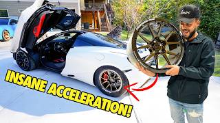 Installing DRAG TIRES on my 1,000HP McLaren 720s!!