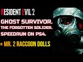 Resident Evil 2 Remake: Forgotten Soldier DLC SPEEDRUN - The Ghost Survivors (PS4) ONE OF HUNK'S MEN