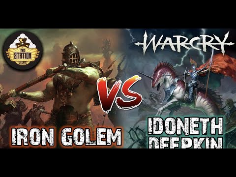 Iron Golem VS Idoneth Deepkin | Репорт | Warcry - YouTube