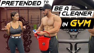 Pretended To Be A Cleaner In Gym || Sam Khan