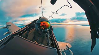 Beautiful cockpit view from Finnish Air Force Hawks during Swedish Air Force's #lfö21 exercise