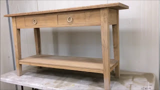 Sidetable Zandstralen door Nieuwe Nostalgie