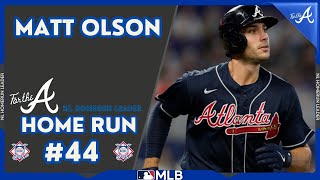 Matt Olson's (44) home-run ⚾ ties Shohei Ohtani for the Major League home run lead