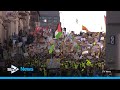 Thousands of young activist take part in climate march through Glasgow