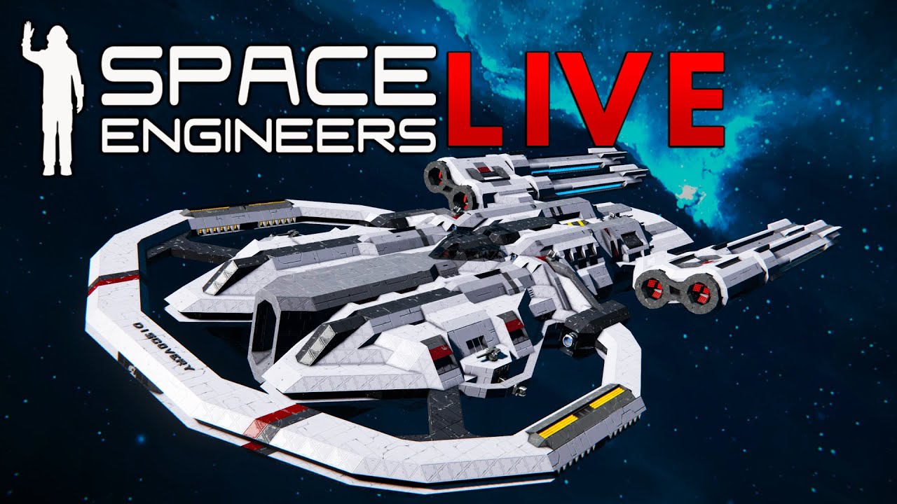 Space Engineers LIVE - FLEET Building & Chill (Q&A) - YouTube