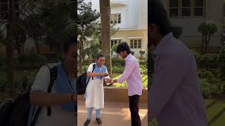 Giving alot of money who shows humanity || the every kind student get ten times cash on the spot