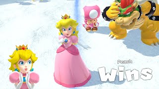 Super Mario Party Jamboree Minigames Peach Gameplay Winter Sports