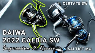 DAIWA Caldia SW 2022 Impression and Review - Real Power of Affordable Heavy Duty Spinning Reel