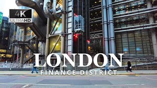 🇬🇧 LONDON UK WALK, EXPLORING LONDON'S FINANCIAL DISTRICT | LIVERPOOL STREET | 4K