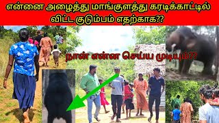 விலங்குகள் வாழும் காட்டில் இப்படி வாழும்  மனிதர்கள்.😱😱/SSV VLOG/jaffna vlog/😱😱