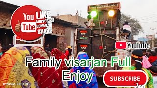 #video Family visarjan Full Enjoy Dj Sharda From Egarkund Jharkhand #kumardhubivines