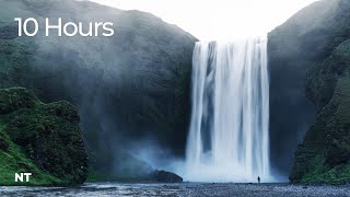 Gentle Rain & Waterfall Sounds for Sleeping FAST | Relaxing Rainfall, Wind & Water: Calm White Noise
