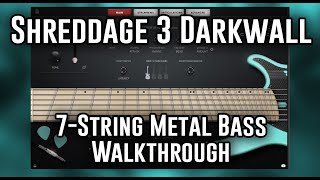 Shreddage 3 Darkwall Tutorial & Walkthrough (Virtual Bass for Rock & Metal)