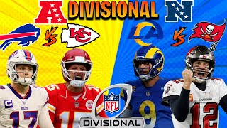 👉NFL 2022 DIVISIONAL Playoffs Predictions//NFL PLAYOFFS 2022/NFL 2022