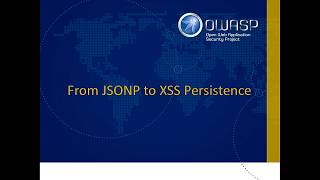 From JSONP to XSS persistence - Claudio Contin