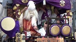 川越祭り2017（幸町小狐丸の山車）