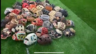 Second2NunnBaseballl GLOVE COLLECTION VIDEO!!!!