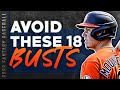 The 2022 All-Bust Team | Avoid These 18 Players in Your Fantasy Drafts (2022 Fantasy Baseball)