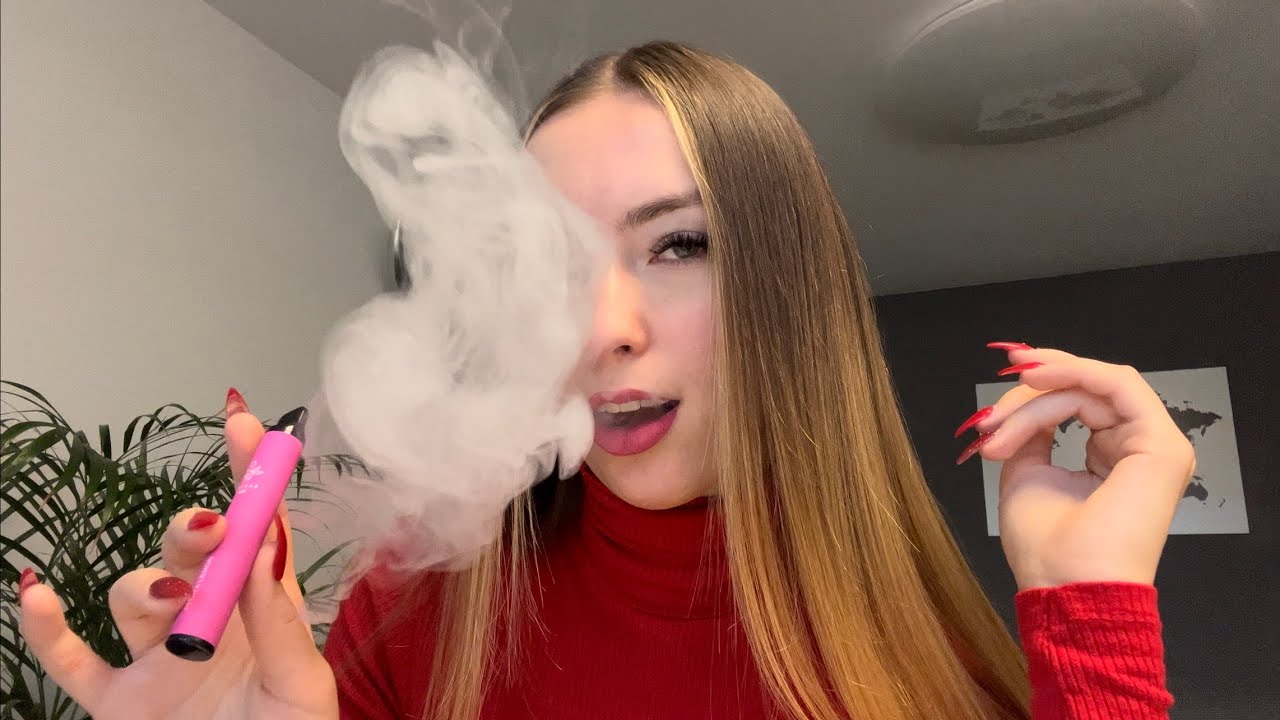 ASMR | VAPE WITH ME 💨 (close-up Whispering, Tapping, Mouth Sounds ...