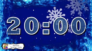 20 Minutes Winter Snow Timer No Music