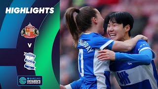 Top Of The Table Clash | Sunderland v Birmingham City | Barclays Women's Championship